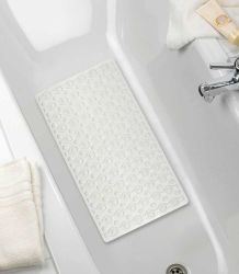 Tapis De Bain Antidérapant WENKO Meditation - 40x70 Cm, Motif Galets, Ventouses, TPR Sans PVC, Multicolore