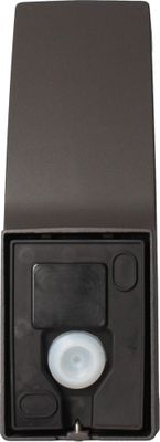 Applique extérieur LED déctecteur de mouvements Curve anthracite IP44 1000 lumens blanc chaud - ARLUX