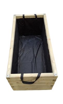 BAC RECTANGLE 100X50 HT 50 CM sapin