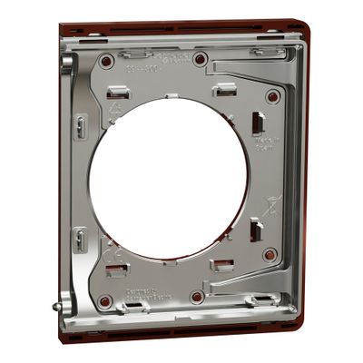 Plaque de finition latérale 1 poste Odace 2025 Architecte sienne émaillé - SCHNEIDER ELECTRIC