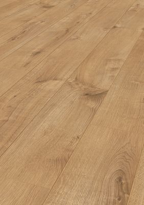 Sol stratifié décor chêne clair SHERWOOD ép 8 mm 19,2 x 128,8 cm AC4 paquet de 2,26 m² AJ TIMBER