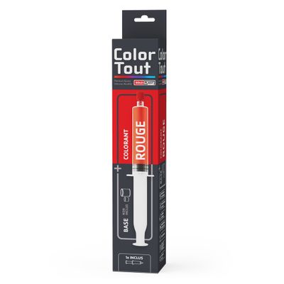 Colorant pour peinture époxy rouge 20 ml COLORTOUT