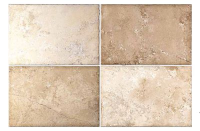 Carrelage de sol extérieur effet travertin ANTIC GRIP ép 10 mm 40 x 60 cm paquet de 1,20 m² PAREFEUILLE