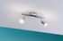 Réglette salle de bains 2 spots GU10 Carolina chrome IP44 2x10W - PAULMANN