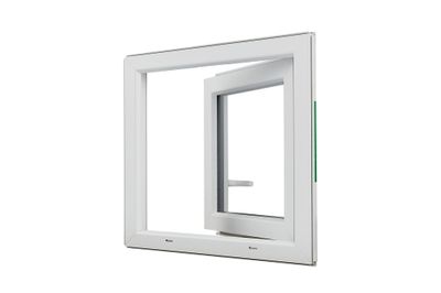 Fenêtre PVC 1 vantail hauteur 45 x largeur 40 cm tirant gauche