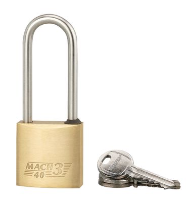 Cadenas à clé Mach 3 largeur 40 mm anse intermédiaire  60 mm THIRARD