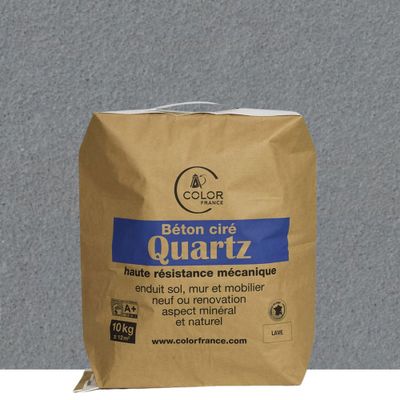Béton ciré Quartz LAVE  Sac 10kg  - COLOR FRANCE