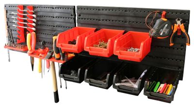 Kit de 4 panneaux muraux en plastique FISCHER DAREX