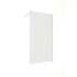 Paroi de douche à l'italienne 100x195 cm profilé chrome verre transparent 6 mm Serenity - OCEA