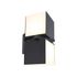 Applique extérieur LED 2 têtes orientables Cuba gris IP54 1000 lumens blanc chaud - COREP