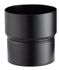 Réduction émaillée noire femelle-femelle diamètre 130/125 mm POUJOULAT