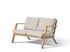 Salon de jardin IBIZA aluminium beige 4 places - BOCARNEA