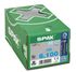 Vis inox tête fraisée T-star 6 x 100 mm par 100 SPAX