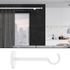 Support ouvert en métal de 120 mm diam 28 mm Finition Blanc brillant par 2 - MOBOIS