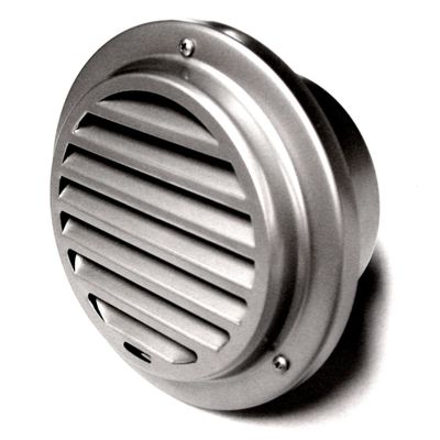 Grille d'aération en inox ronde diamètre 100 mm AUTOGYRE