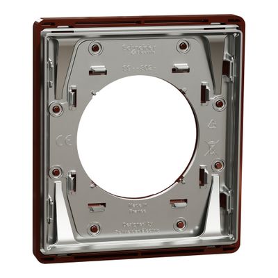 Plaque de finition 1 poste Odace 2025 Architecte sienne émaillé - SCHNEIDER ELECTRIC