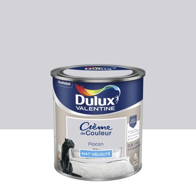 Peinture Crème de Couleur Flocon mat 0,5 L - DULUX VALENTINE