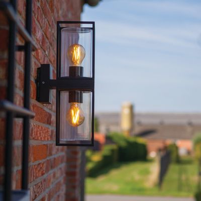 Applique extérieur E27 Flair noir IP44 40W - COREP