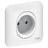 5 prises affleurantes 2P+T complètes blanc - Ovalis SCHNEIDER ELECTRIC