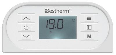Radiateur à inertie sèche Misti Connect 1000 W BESTHERM 