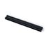 Poignée de meuble carré plat noir mat entraxe 128 mm par 4 REI