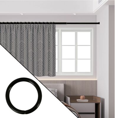 Anneaux en métal diam 52 mm Finition Noir brillant par 10 - MOBOIS