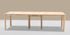 Table de jardin à rallonge télescopique APOLLINE aluminium beige 62/372x100 cm - JARDILINE