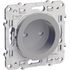 Prise électrique sans terre aluminium - Odace 2011 SCHNEIDER ELECTRIC