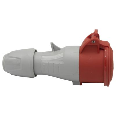 Prise électrique mobile industrielle femelle étanche IP44 3 pôles + terre 16A 380/415V - P17 LEGRAND