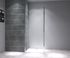Paroi de douche latérale fixe 90x195 cm profilé chrome verre sérigraphié 6 mm Serenity - OCEA