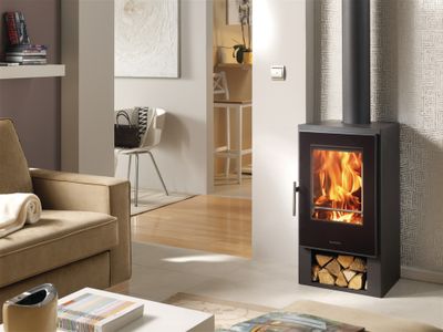 Poêle à bois sur bucher 7,5 kW ANDES 7 étoiles flammes vertes, Livraison à domicile incluse - PANADERO