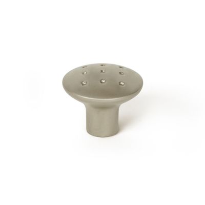 Bouton de meuble rond Golf nickelé mat diamètre 35 mm REI