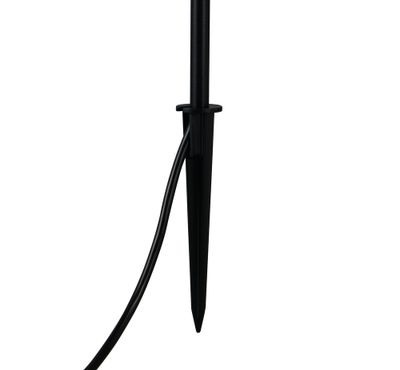 Bornes extérieur à piquer sur secteur 3 hauteurs LED blanc chaud  IP44 par 3 - Scoop REALITY