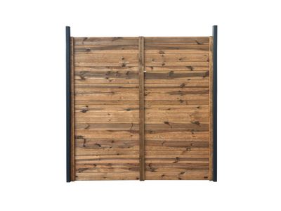 Panneau bois occultant en pin traité autoclave Evolu H 21 Ekla Klassic - 32 x 1760 x 1800 mm - DEBARGE