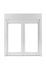 Fenêtre PVC blanc 2 vantaux volet roulant intégré H.95 x l.100 cm CLOSY