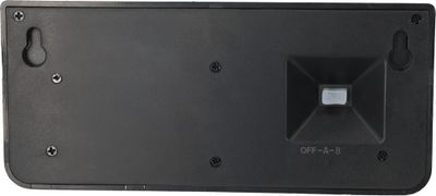 Appliques extérieur solaires LED détecteur de mouvements + crépusculaire Hydra noir IP65 500 lumens blanc neutre par 2 - ARLUX