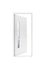 Porte d'entrée monobloc aluminium blanc 2 faces poussant gauche H.215 x l.90 cm CLOSY