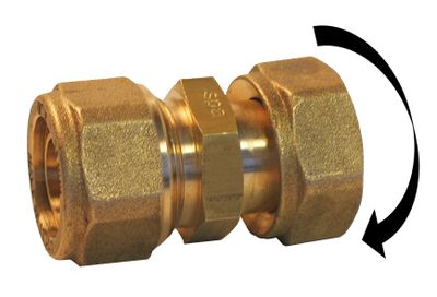 Manchon à compression écrou libre femelle 20/27 3/4 pour tube PER diamètre 16/20 mm