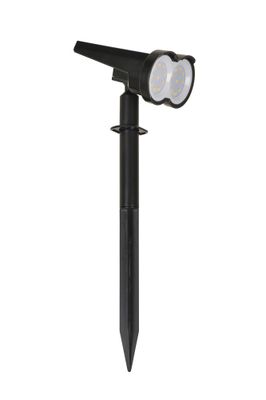 Spot à piquer solaire LED Wally noir IP65 80 lumens  blanc neutre - COREP