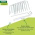 Agrafes métalliques pour fixation au sol 4 x 14 cm x10 - WINDHAGER