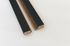 Profil de finition MDF 3D Latt Luxx noir mat sur fond bronze - Lot de 2 - 20 x 36/48 x 2500 mm - AJ TIMBER