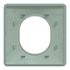 Plaque de finition 1 poste sauge - Ovalis SCHNEIDER ELECTRIC