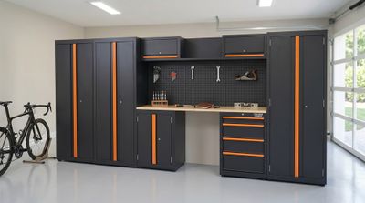 Ensemble d'atelier avec 3 armoires de rangement - FISCHER DAREX