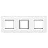 Plaque de finition 3 x 2 modules horizontale Blanc - Mosaic LEGRAND