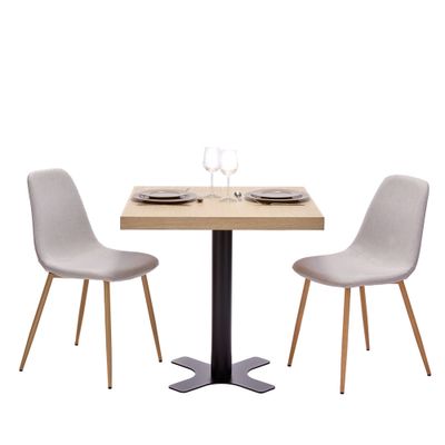 Pied de table central croix 71 cm MOTTEZ