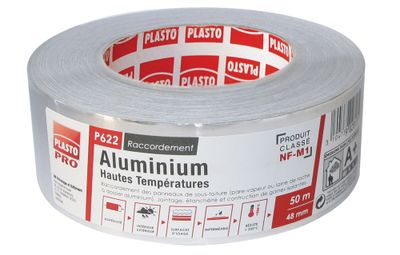 Adhésif aluminium hautes températures 50 m x 48 mm - 3M