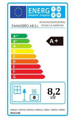 Poêle à bois 9,8 kW La Mancha PANADERO Livraison à domicile incluse