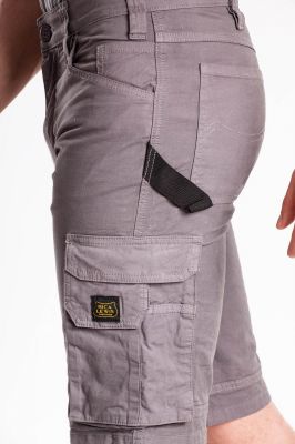 Bermuda de travail stretch SUNJOB gris Taille 38 RICA LEWIS