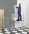Echafaudage roulant pour escalier HobbyStep H3 - 0,90 / 2,90 m aluminium - HAILO