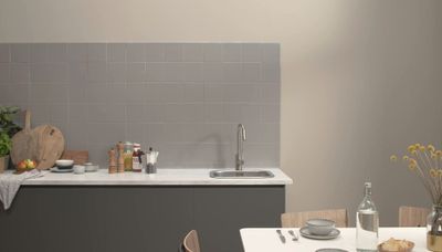 Peinture pour carrelage simple & déco Gris City Satin 0,5 L DULUX VALENTINE